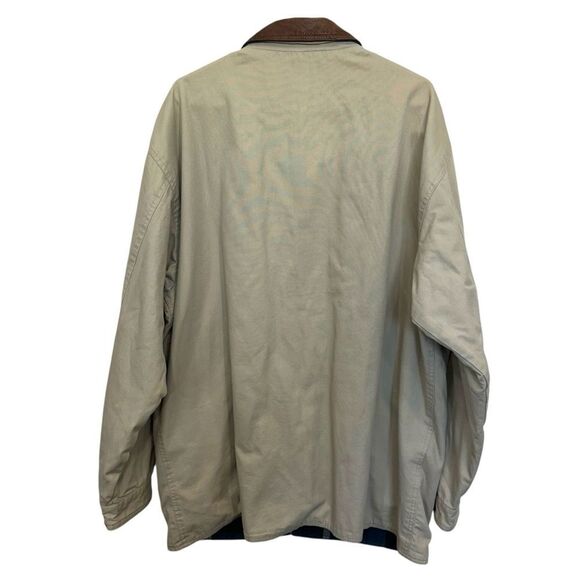 Geoffrey Beene Vintage Reversable Chore Utility Barn Corduroy Flannel Jacket L - Picture 10 of 15